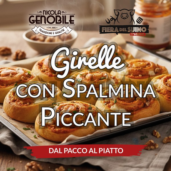 Ricette dal Pacco al Piatto - Girelle con spalmina piccante Girelle con spalmina piccante