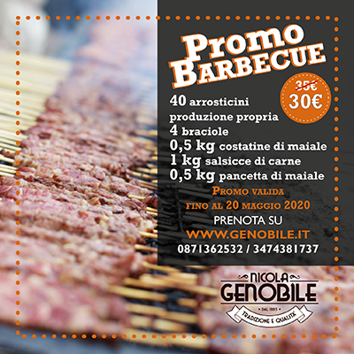 Promo barbecue Genobile Promo barbecue Genobile